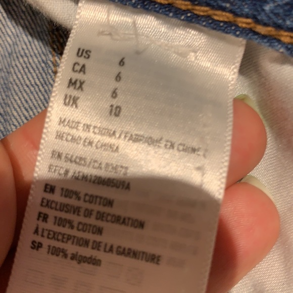 American eagle high waisted denim shorts - Picture 4 of 6